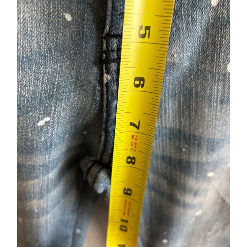 Apple Bottom Womens Y2K Embroidered Stretch Low Rise Denim Jeans Blue Sz 9/10 - Picture 9 of 14
